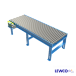 Model BDLR25 is a heavy duty, minimum pressure accumulation conveyor which provides an effective means of accumulating heavier products with minimal back pressure. This conveyor can be effective for loads that require higher capacity rollers on closer centers.