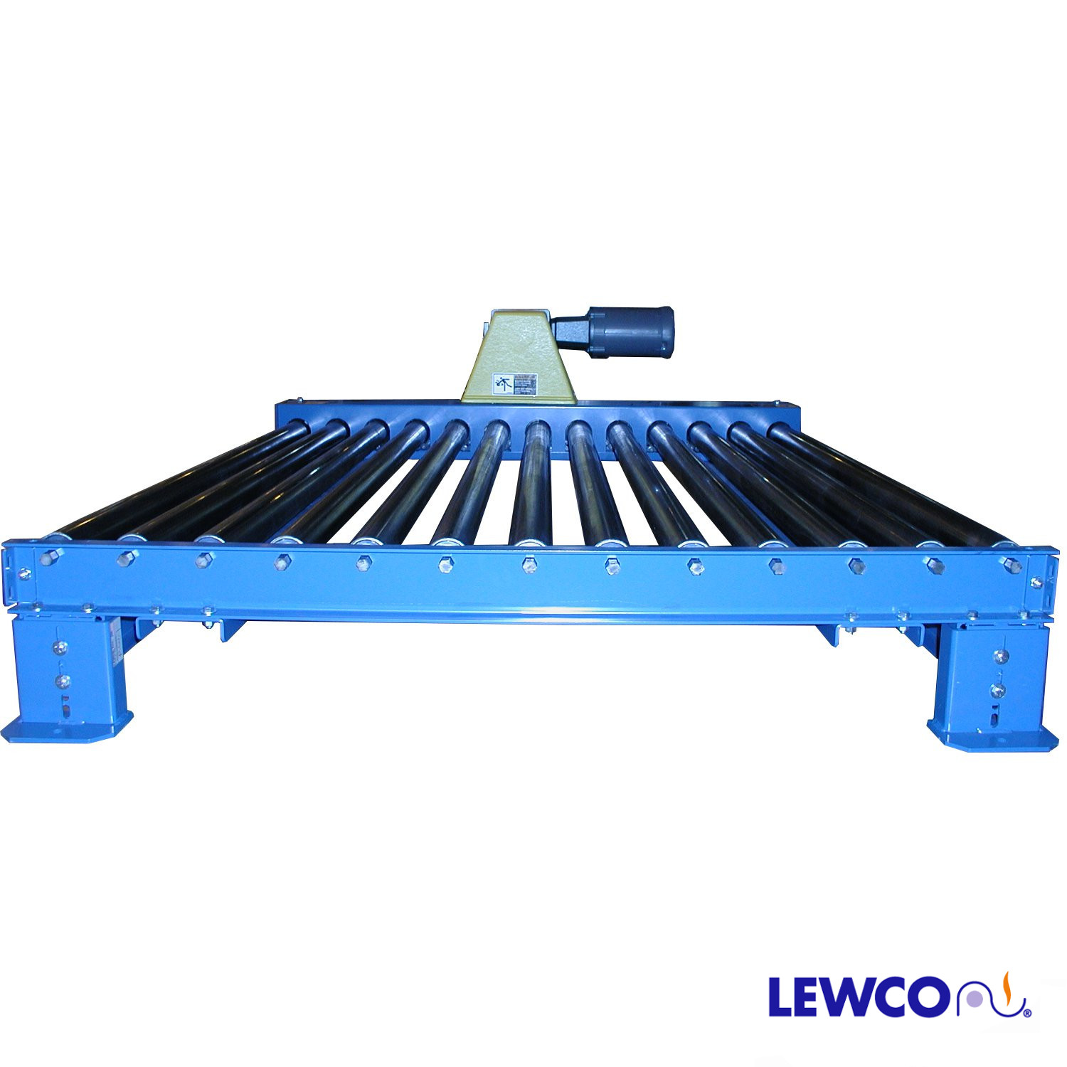 Chain Driven Live Roller with 2.5″ Diameter Rollers and Top Mount Drive