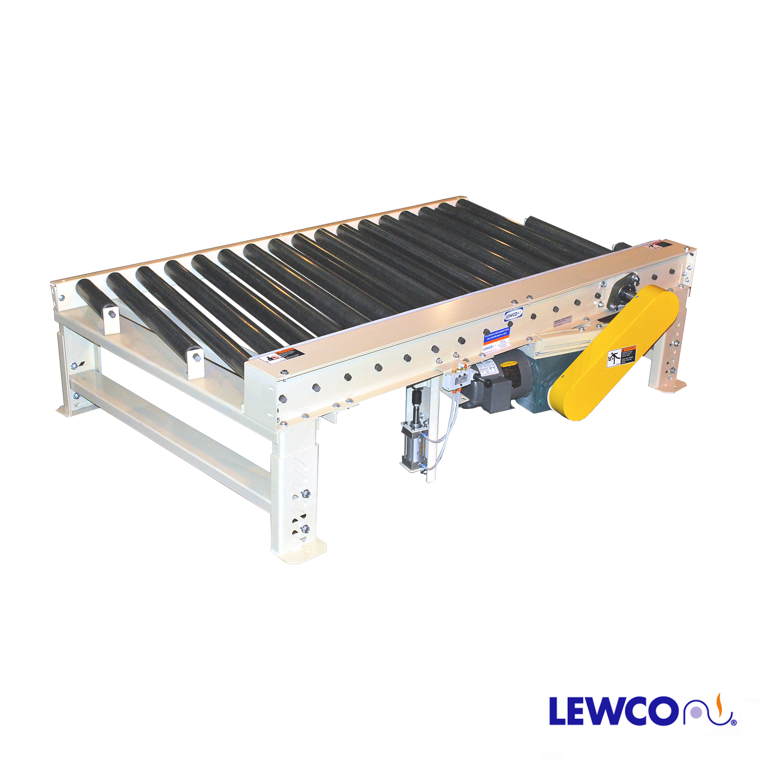 Chain Driven Roller Conveyor with Skewed Rollers for Product