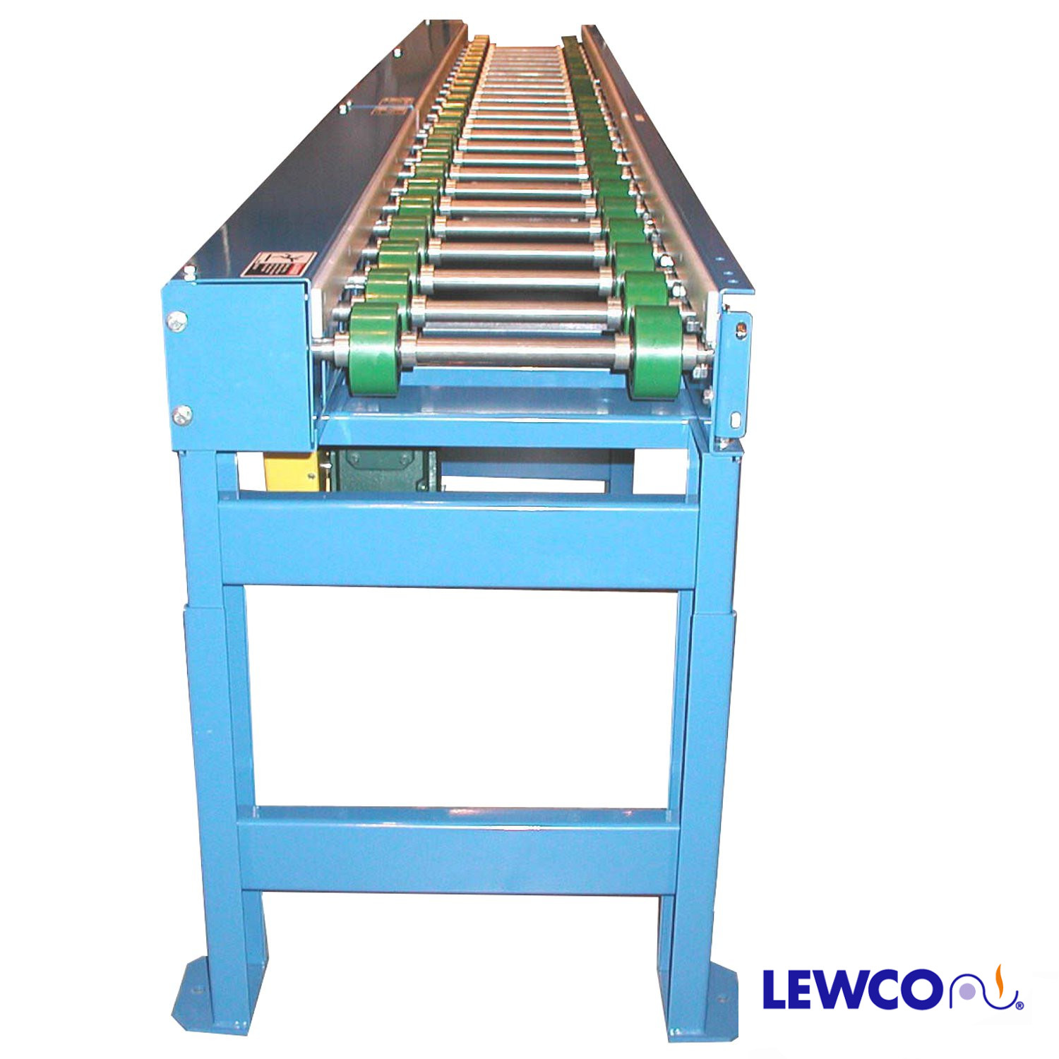 Chain Roller Conveyor with Wheels Lewco Conveyors
