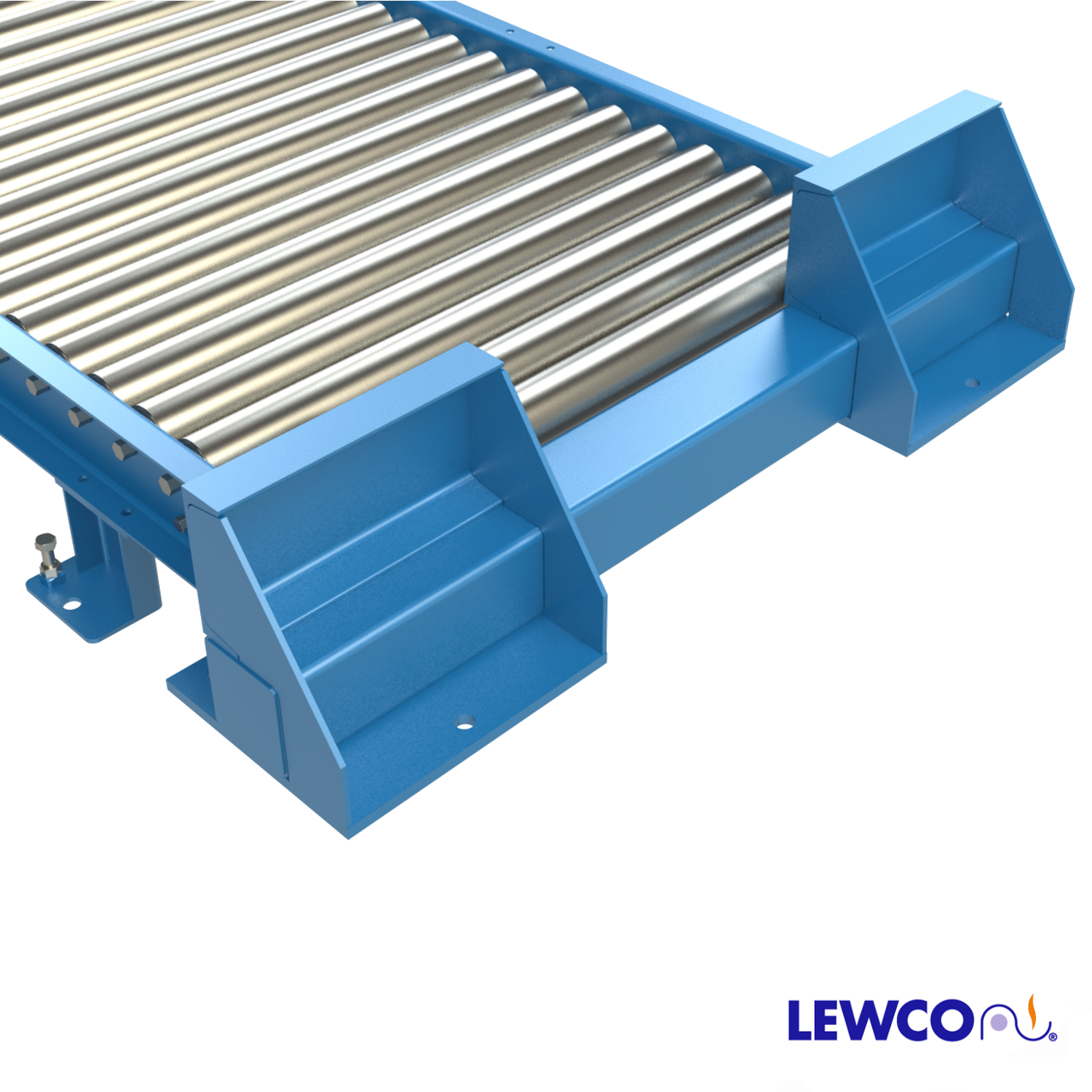 Conveyor End Stop and Fork Truck Barrier Lewco Conveyors