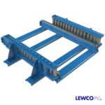 Drag Chain Conveyor with Roller Guardrail
