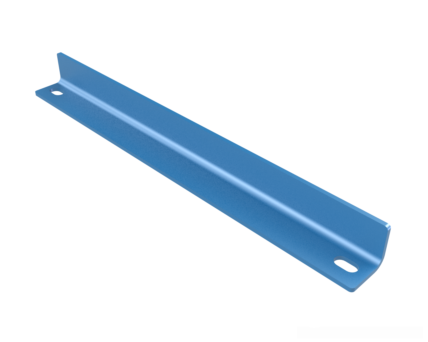 Model ESTOP2 angle end stop can be used to stop product on a gravity conveyor line.