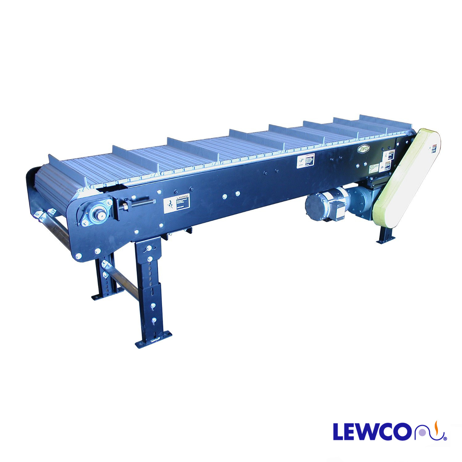 Intralox Belt Conveyor with Cleats – Lewco Conveyors