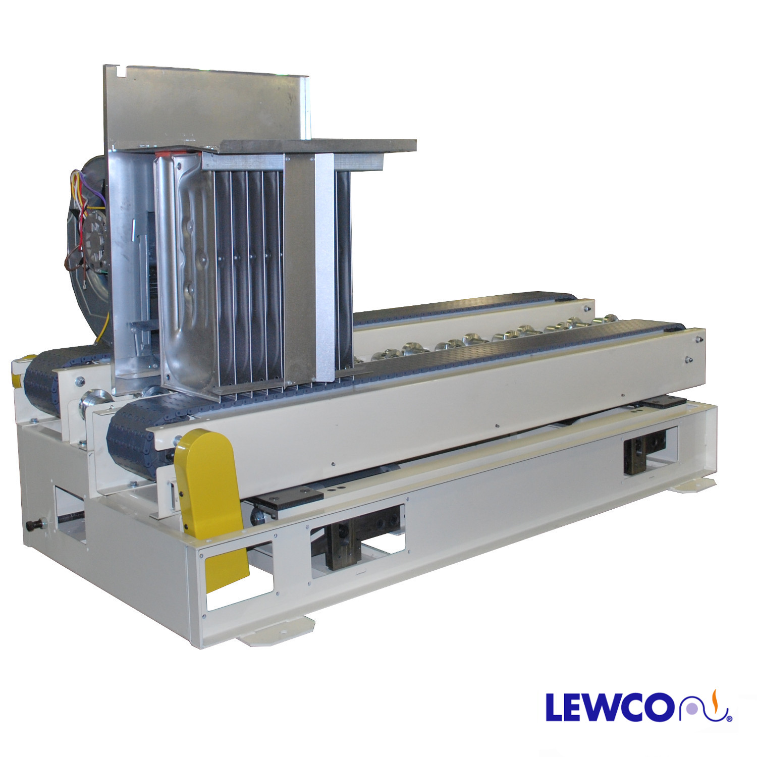 Modular Plastic Belt Conveyor with Series 1400 MTW Flat Top Belt, Multi