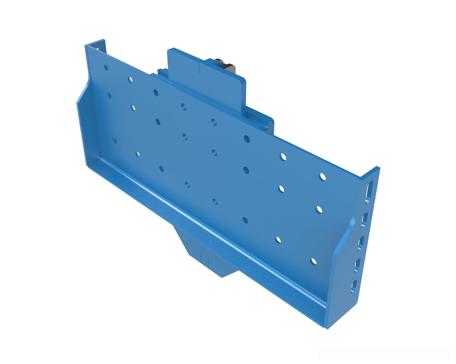 Model PUBS1 pop up blade stop can be used to hold product on a gravity conveyor line prior to a work area. It can also be used with an RB or RBB roller brake as part of an escapement mechanism.