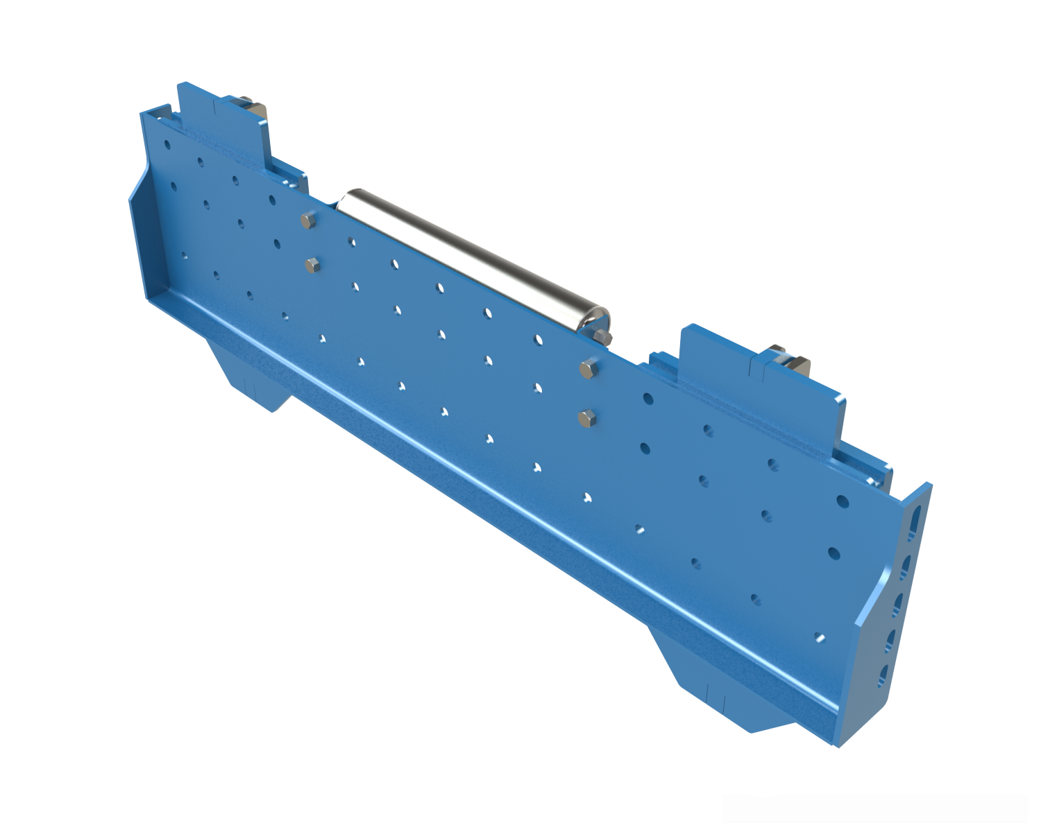 Model PUBS2 pop up blade stop can be used to hold product on a gravity conveyor line prior to a work area. It can also be used with an RB or RBB roller brake as part of an escapement mechanism.