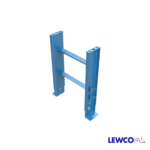SPJ6 model heavy duty, formed channel, stationary jack bolt style floor supports are easily adjusted and anchored. These supports feature a fixed top plate for applications requiring the movement of heavy loads.