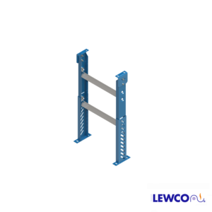 SPM model medium duty, stationary ”H” style for supports are easily adjusted and anchored. These supports feature a top pivot plate for applications requiring the conveyor to be set on an angle.