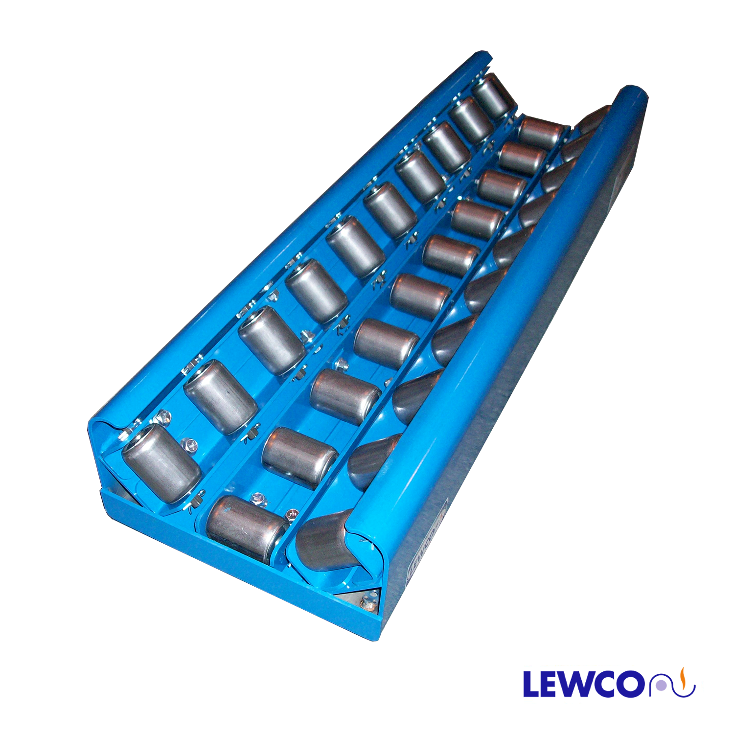 Trough Gravity Roller Conveyor Lewco Conveyors