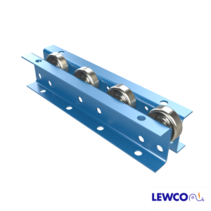 Wheel Rail Conveyors provide an economical means of conveying products in flow racks and other gravity applications. WRA can be utilized as a medium duty pallet rail. The opposing channels offer a sturdy configuration to cover longer spans.