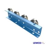 Wheel Rail Conveyors provide an economical means of conveying products in flow racks and other gravity applications. WRC is medium duty rail that can be utilized as a tote, box, or carton rail.