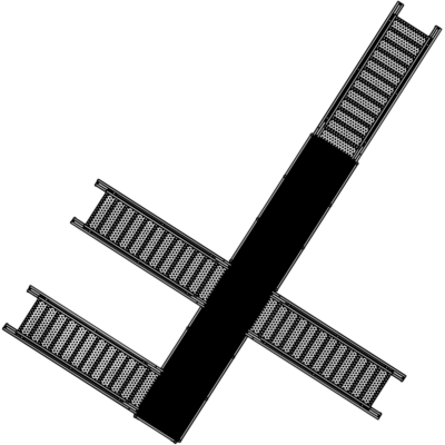 Conveyor Crossover, 4 Stair, CS41