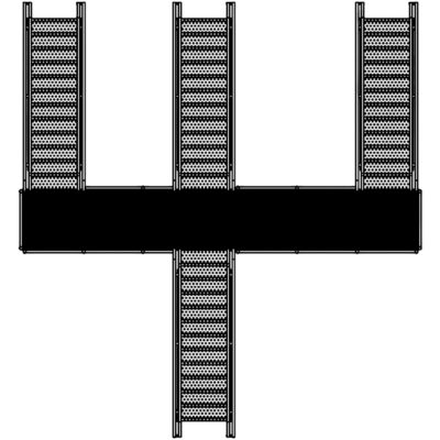 Conveyor Crossover, 4 Stair, CS44
