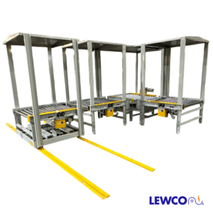 CDLR Turntable & Transfer Car Conveyor Cell for 4K lb. Pallets