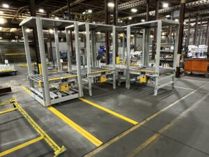 Chain Driven Roller Conveyor System