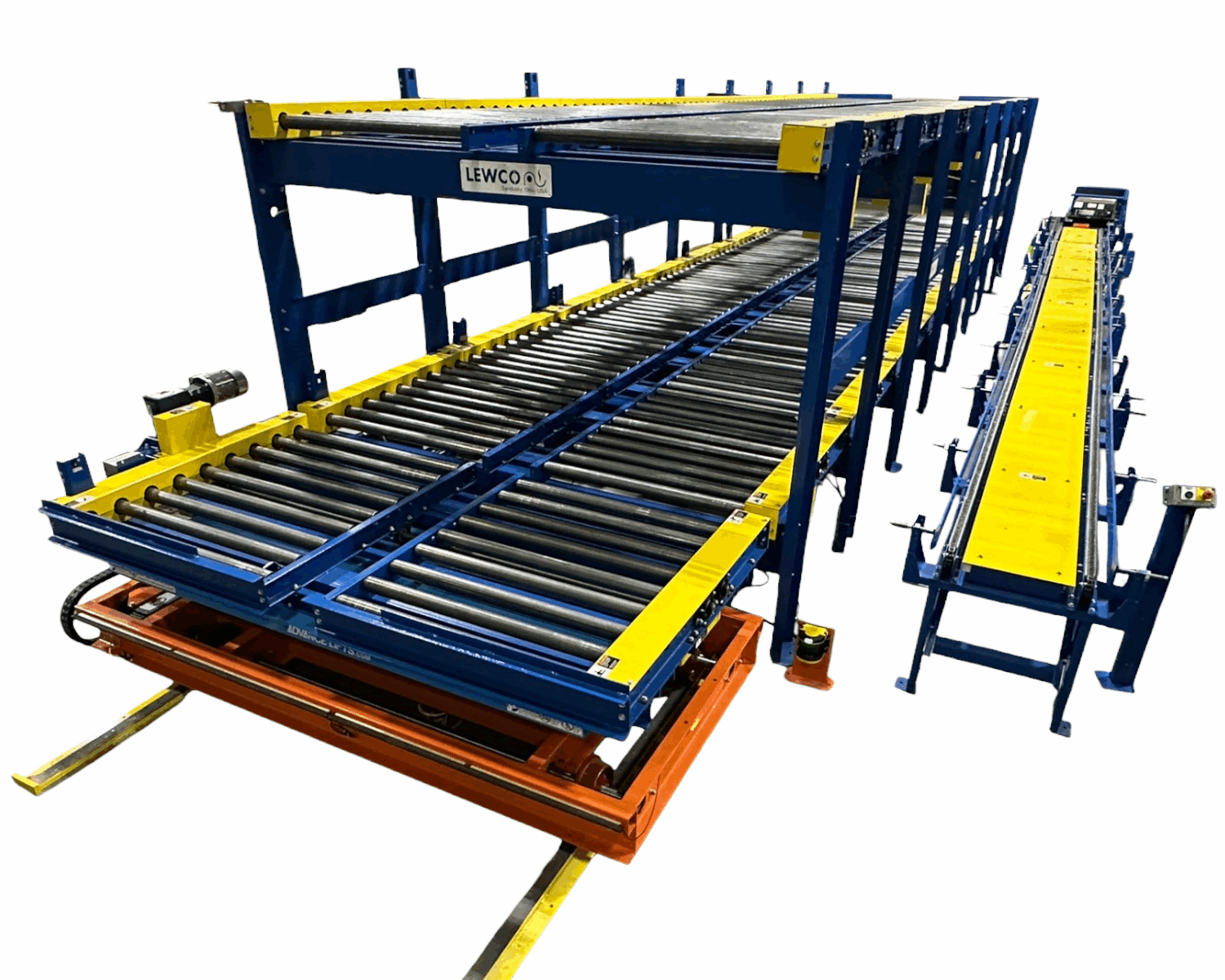 Over and Under Battery Rack System with Shuttle Car