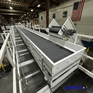 Belt Conveyor System for Cardboard Scrap