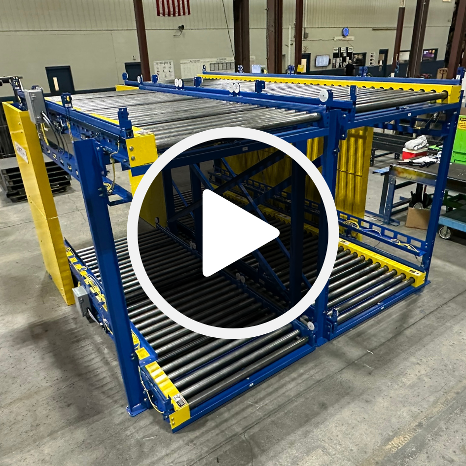 Multi-Tier Chain Driven Roller Conveyor