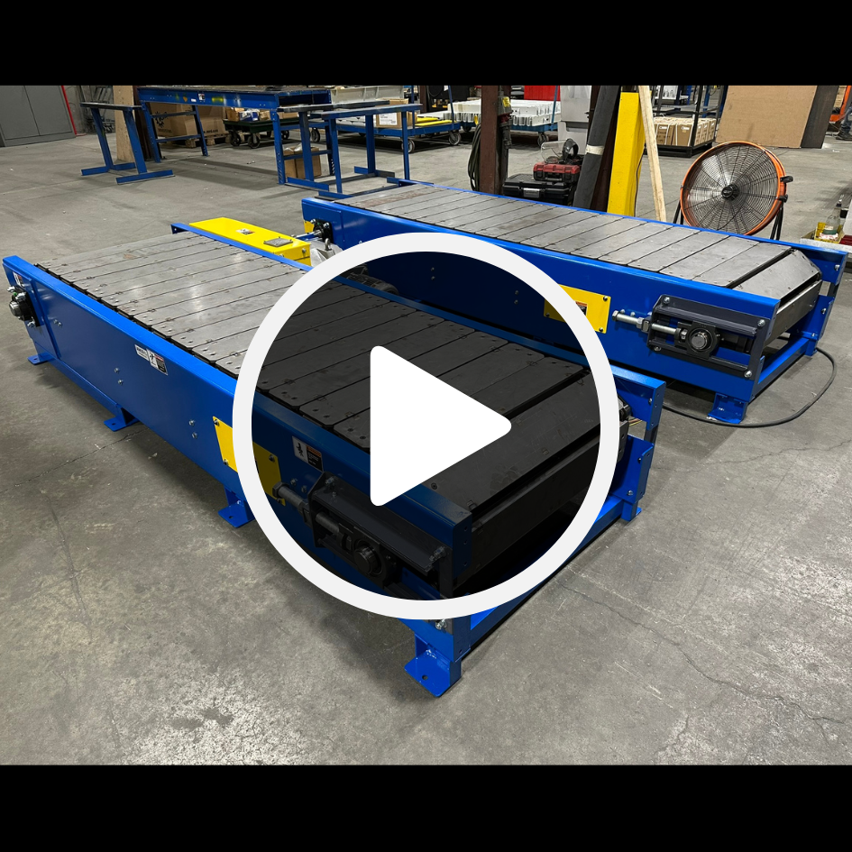 SL6 Dual Lane Slat Conveyor